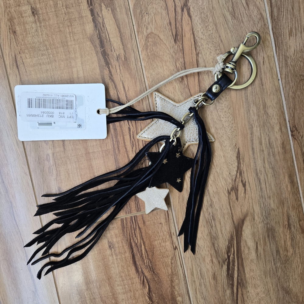 HOBO Star Bag Charm/Keychain with Tassels - Picture 6 of 15